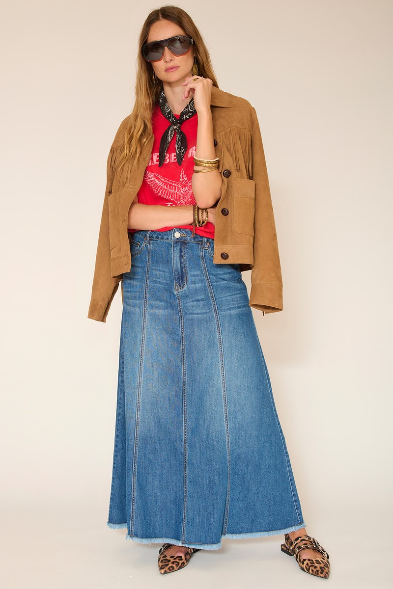 FALDA TEJANA SHIBUYA COLOR AZUL